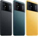 Poco M5 black yellow green